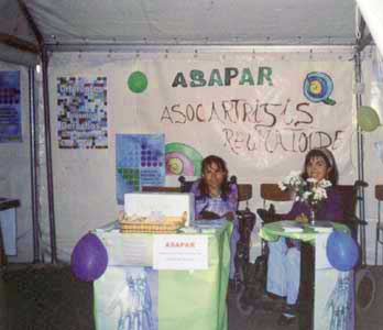 participación en la VII Feria de Trabajos Manuales de los Discapacitados